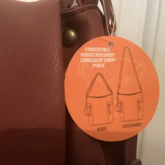 Bulldog purse concealed carry adjustable strap convertible Crossbody bag new - Picture 3 of 16